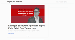 Desktop Screenshot of inglesporinternet.com